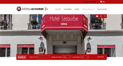 Desktop Screenshot of hotel-lecourbe-eiffel.com